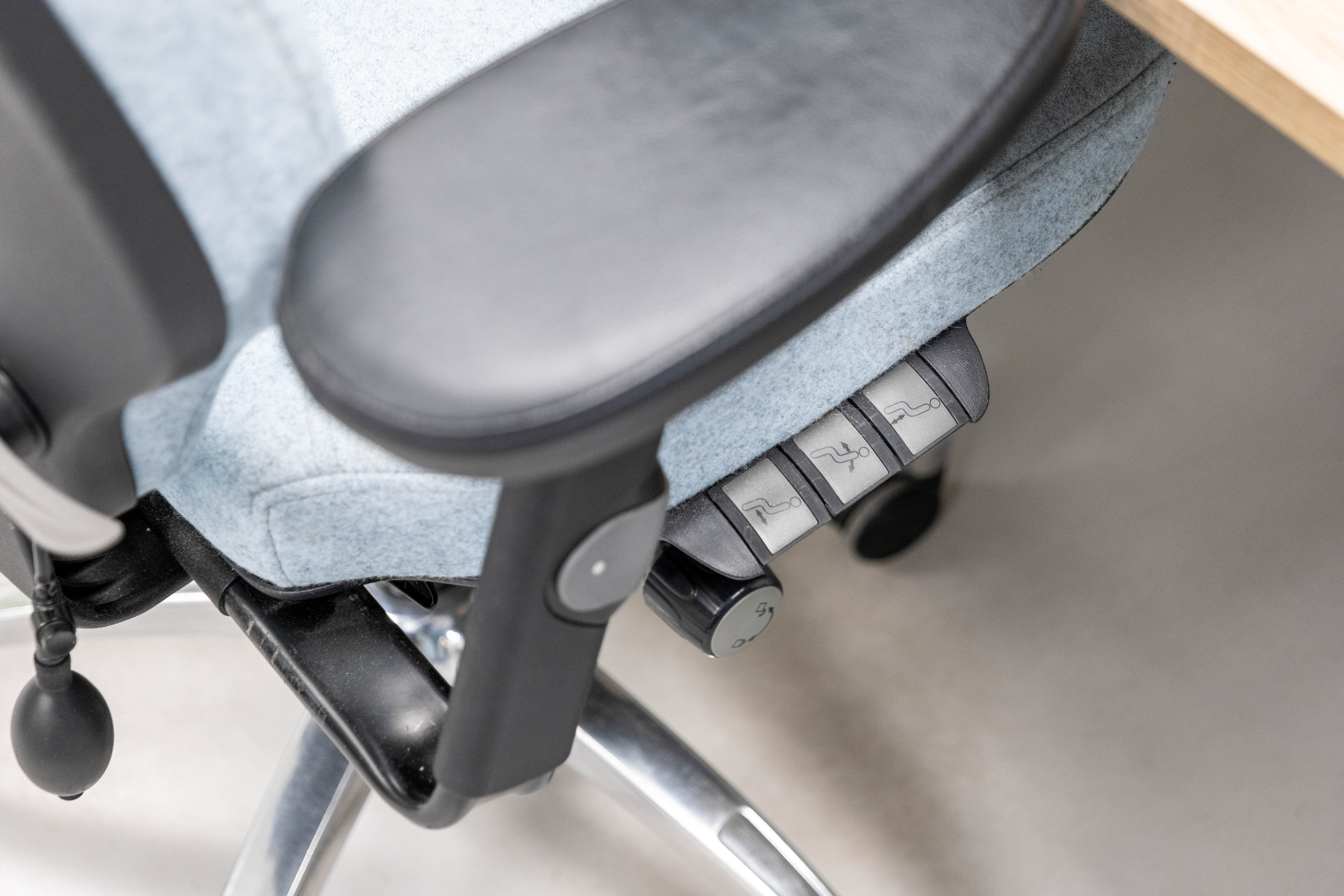 Instellingen bureaustoel