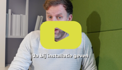 Krijg je uitleg bij levering en installatie?