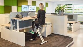 Het nut van fietsen achter je bureau