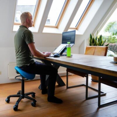 Ergonomische zadelkruk