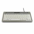 S-board 840 compact toetsenbord – bovenaanzicht met ergonomisch design.
