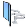 Ergotron LX Dual monitor arm wit