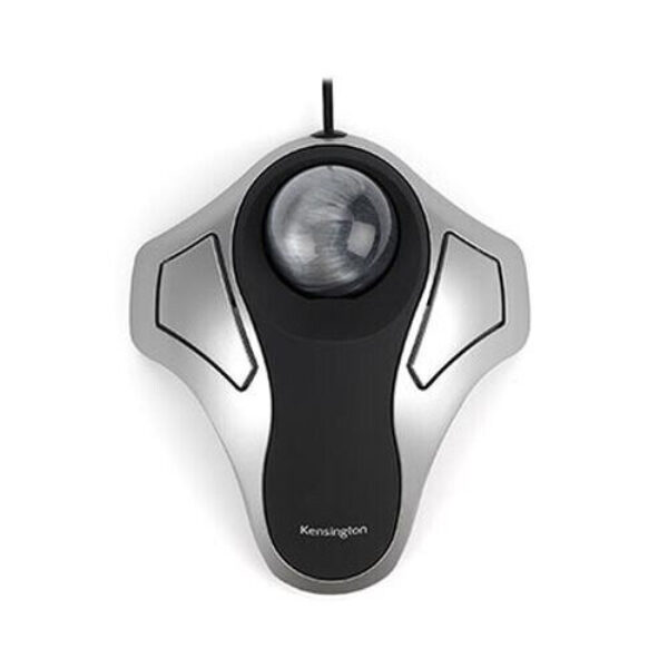 Ambidextrisch ontwerp van de Kensington Orbit Optical Trackball geschikt voor links en rechts