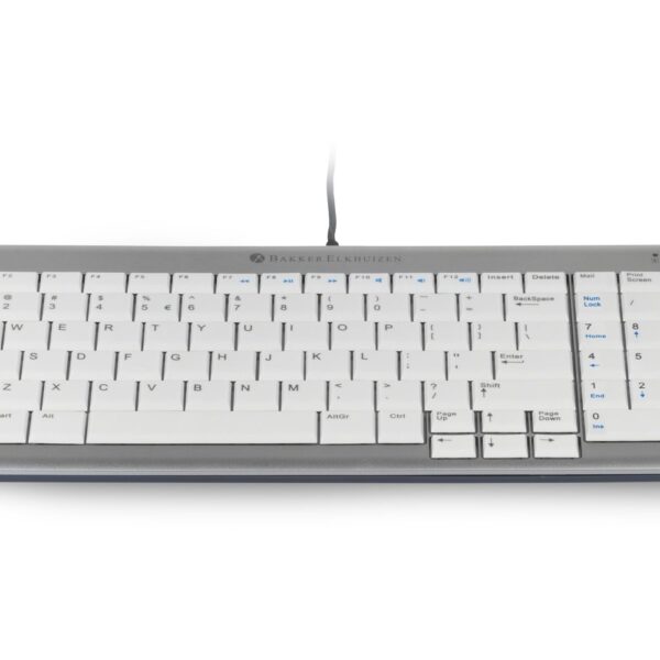 UltraBoard 960 naast muis binnen schouderbreedte